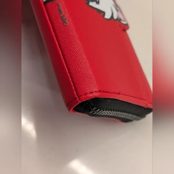 Marc Tetro Wristlet - NWT - Red 7.75x4 Inches - Picture 8 of 10